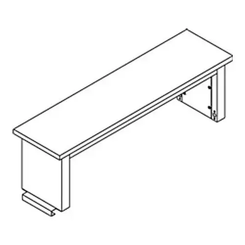 IAC Industries - QS-1020002-D - Instrument Shelf with Standard Top for 60 Benches
