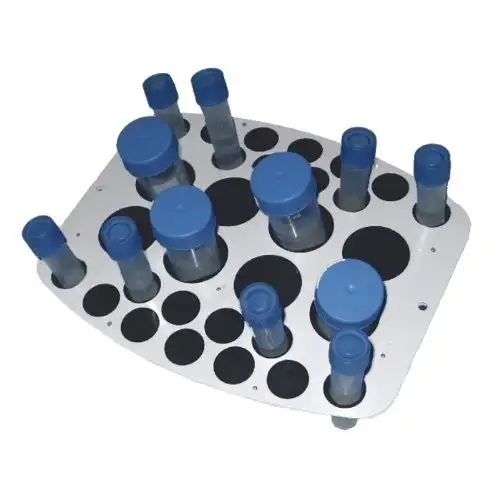 Grant Instruments PRS8-22 Combined Platform for 8 x 30mm/50mL Tubes and 22 x 15mm/1.5-15mL Tubes for 360 Degree Vertical Multi-Function Rotator