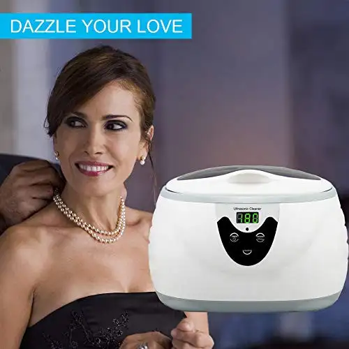 CCOOL Ultrasonic Cleaner Household Digital Stainless Steel Ultrasonic Bath for Jewelry/Watches/Glasses/Dental Instruments/Waterproof Lab Equipment-1600147821
