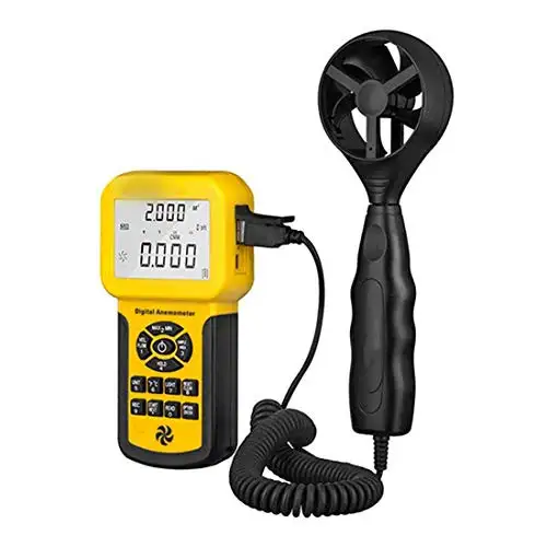 Nuokix Anemometers Digital Anemometer Measuring Instrument Handheld High Precision Anemometer (Color-1600148058