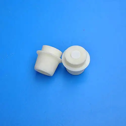 juler Lab Instruments Equipment Fluid Liquid Handling Silicone Plug 18~53mm Conical Flask Plug Sand Core Triangular Flask Plug Transparent 48-53Mm
