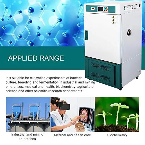WELLiSH 70L Lab Cooling Incubator Incubatore refrigerato Incubatore BOD 0-65??C Scientific Reptile Incubator Work for Small Reptiles-1600209568