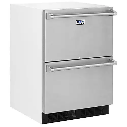 Marvel/Div Northland MS24RDS4NS Drawer Refrigerator 4.7 cu. ft. Capacity White with Stainless Steel Drawers Frost 115V/60 Hz-1600209747