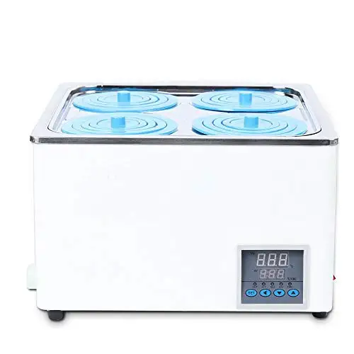 KDHARMR elettrico Lab Water Bath 4Hole Digital Display termostatico costante temperatura capacità 800W 12L (US Stock)