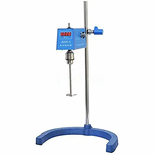 New Digital JB200-S Electric Stirrer Lab Mixer Blending Machine 200W Speed Range 60-1500r/min Easy Operation (220V)