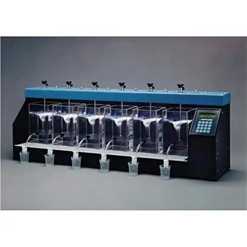 Phipps & Bird 7790-980 Steel Jar Tester-Lab Stirrer Programmable 2-Paddle with Illuminated Base 18" L x 12" W x 16" H 300 RPM