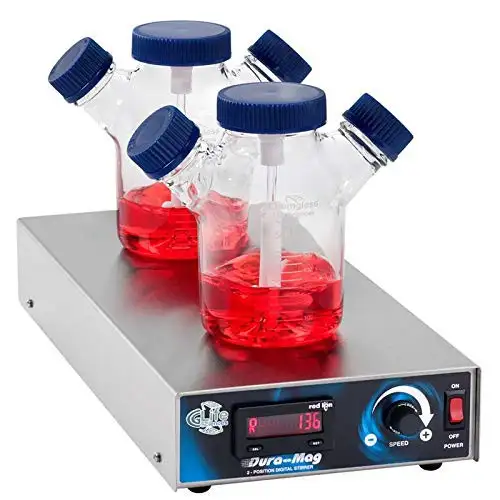 Chemglass CLS-4100-A2 Series CLS-4100 Dura-Mag Magnetic Stirrer with Factory Installed Alarm Two Position 120V