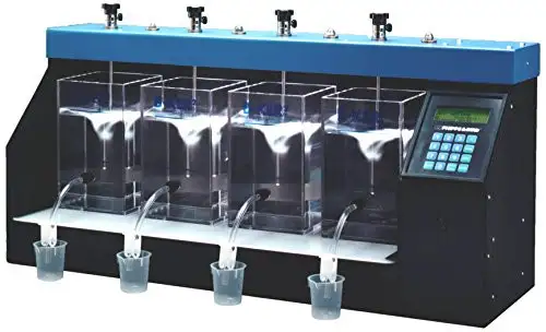 Phipps & Bird 7790-950 Steel Jar Tester-Lab Stirrer Programmable 4-Paddle with Illuminated Base 30" L x 12" W x 16" H 300 RPM-1600212566