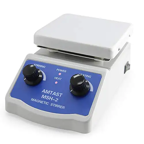 AMTAST 110V 60Hz Laboratory Magnetic Stirrer Hotplate Mixer Stir and Thermometer Support-1600212845