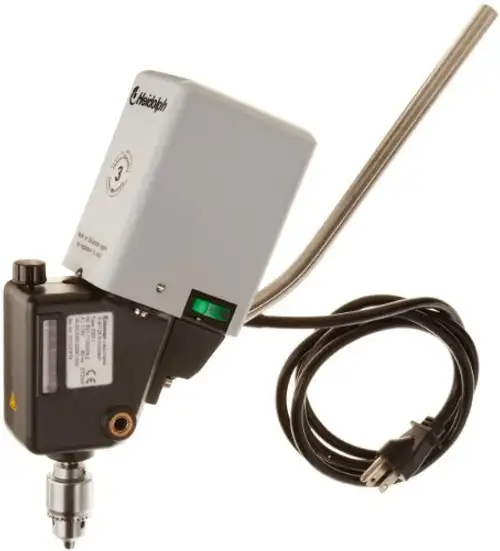 Heidolph 036090000 Series RZR 1 Mechanical Overhead Stirrer for Simple Mixing Task Scale Speed Indicator 71mm W x 250mm H x 172mm D 115V-1600212957