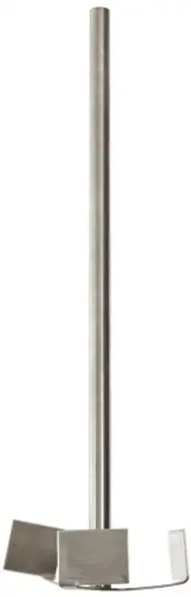 Glas-Col 099D A210106 Stainless Steel 3-bladed Stirrer Paddle 63.5mm Diameter 222mm Shaft Length