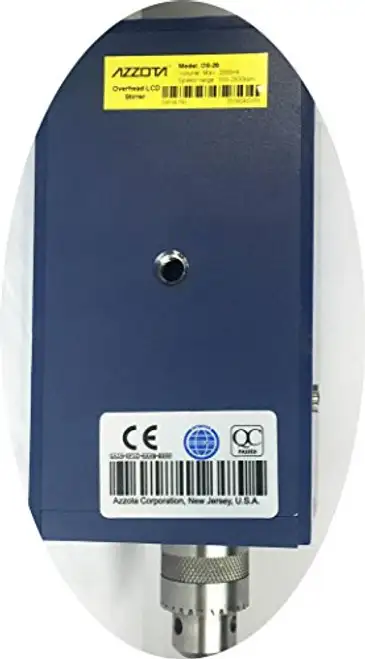 Azzota Heavy Duty LCD Digital Overhead Stirrer 20L 100-2500RPM 31 inch height-1600214558