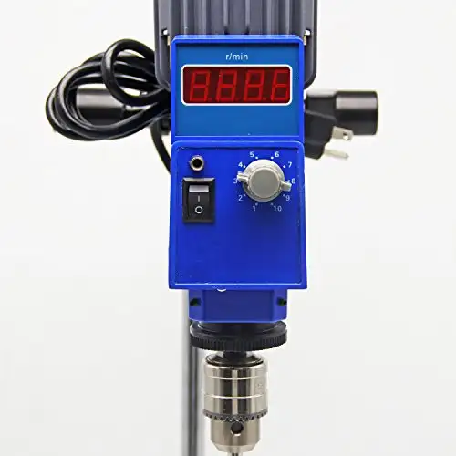 CGOLDENWALL GZ-120S Agitateur électrique de laboratoire à affichage numérique Agitateur de laboratoire puissant 20L pour viscosité moyenne : 0~10000mpas
