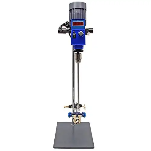 CGOLDENWALL GZ-120S Agitateur électrique de laboratoire à affichage numérique Agitateur de laboratoire puissant 20L pour viscosité moyenne : 0~10000mpas