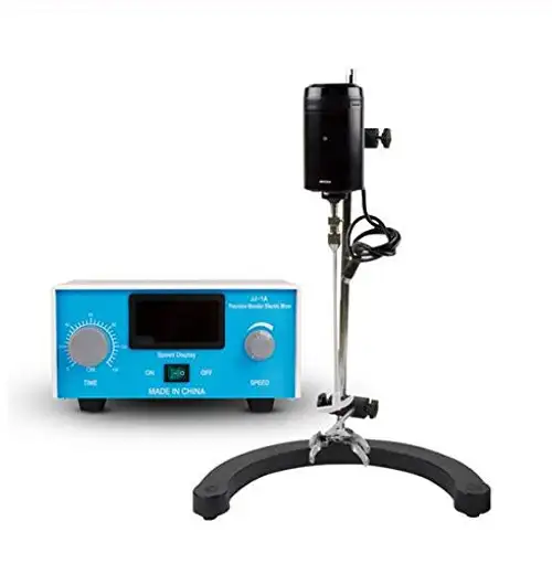 Digital Electric Laboratory Stirrer 0-3000 RPM Scientific Instrument Mixer Liquid Mixing with Two Stir Bars Timing Adjustable USPLUG-1600215354