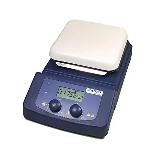 Scilogex SCI380HS-Pro 5.5 x 5.5 in. Square-top Digital Magnetic Hotplate Stirrer Ceramic Coated Aluminum Hot Plate 380C Max 20-1500RPM 5L Max Vol