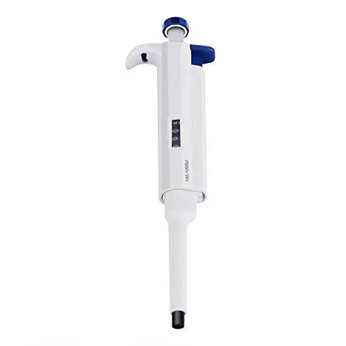 Four E's Scientific 100uL-1000uL High-Accurate Single-Channel Manual Adjustable Variable Volume Pipettes