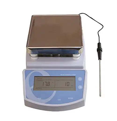 Agitateur de laboratoire Fencia Digital Hot Plate Magnetic Stirrer Electric Heating Mixer 110V-Max Temperature 300?√§√¢-0-1250rpm