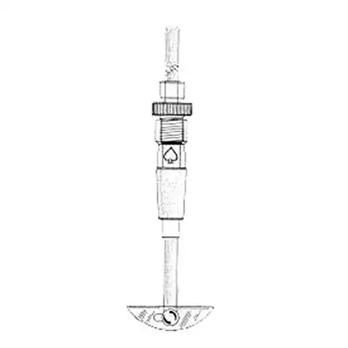 ACE GLASS 8041-19 Trubore Stirrer Complete with Glass Blade 10 mm Diameter 29/42 Joint 2000-3000 mL Capacity