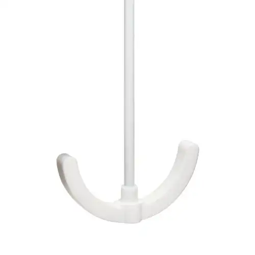 Dynalon 312514-0003 Agitador de laboratorio de PTFE con pala de hélice de anclaje Rotor de 4" y eje de 22" 260 grados C