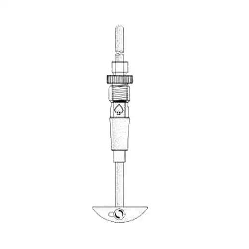 ACE GLASS 8041-38 Trubore Stirrer Complete with PTFE Blade 10 mm Diameter 29/42 Joint 2000-3000 mL Capacity