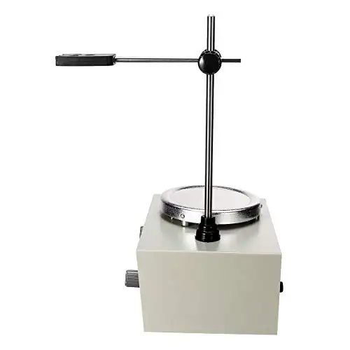 Huanyu Lab Heating Speed Dual Control Mixer 0-2400r/min 1000ml Hot Plate Magnetic Stirrer No Noise No Vibration 110/220V (220V)