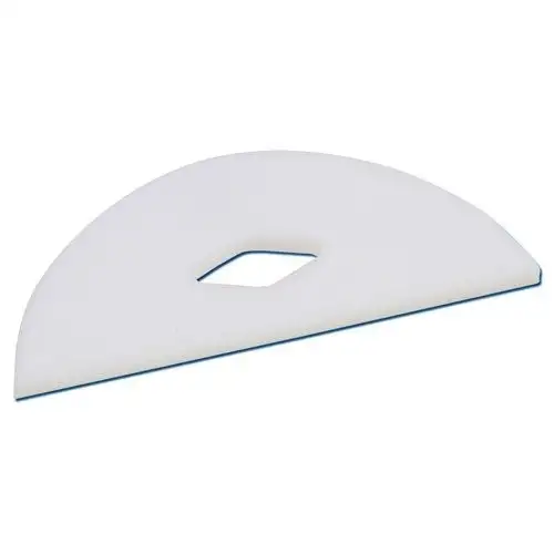 Dynalon 312544-0002 75 mm. Cuchilla agitadora con extremo liso (paquete de 14 unidades)