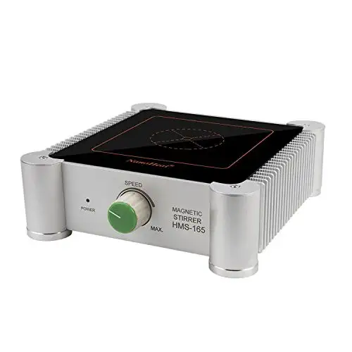 BIPEE HMS-165 Laboratory Magnetic Stirrer 3000ml Volume 0-1250rpm Speed Germany Schott Glass Plate Include Magnetic Stir Bar