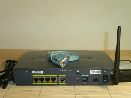 Cisco 851W-G-A-K9 851 Wireless Ethernet 100Mw Output Transmit Power Wan Router-