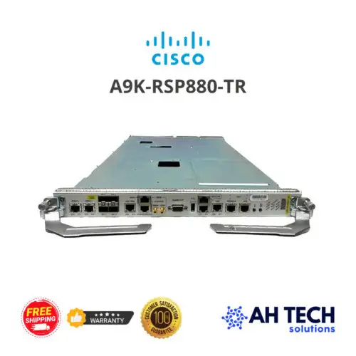 Cisco A9K-Rsp880-Tr 4X 10G Sfp+ 2X Ge 16Gb Route Switch Processor ping