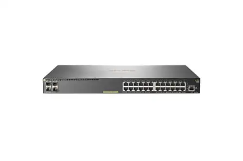 Hpe Aruba 2930F Series Switch 24 10/100/1000 Poe+ Ports 4 X 10G Sfp+ Uplinks