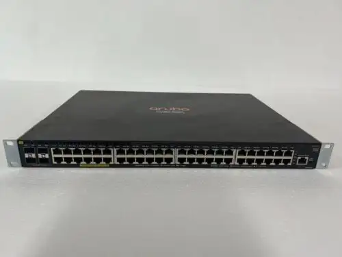 Hp Jl558A Aruba 2930F 48G Poe+ 48X 1G Rj45 Poe & 4X 10G Sfp+ Managed Switch