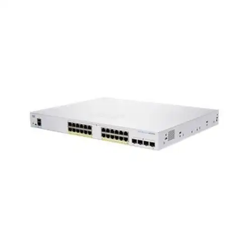 Cisco (Cbs350-24Fp-4G-Au) Cbs350 Managed 24-Port Ge Full Poe 4X1G Sfp