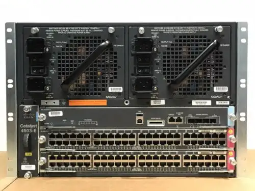 Cisco Catalyst C4503-E Ws-X45-Sup7L-E 2X X4648-Rj45-E 2X Pwr-C45-4200Acv