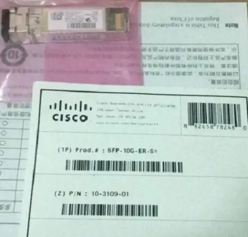 Cisco Sfp-10G-Er-S 10Gbase-Er Sfp+ 40Km (Brand Sealed)