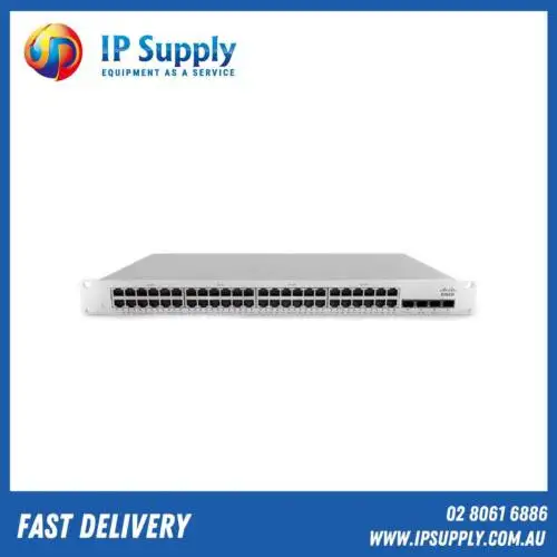 Cisco Ms210-48Fp-Hw Meraki 48 Port Gige 740W Poe L2 Cloud Managed Switch Unclaim