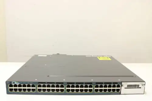 Cisco Ws-C3560X-48Pf-S 48-Port Poe+ Gigabit Switch 1X C3Kx-Pwr-1100Wac