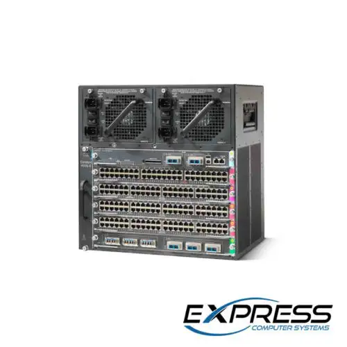 Cisco Ws-C4506-E | 2X X45-Sup6L-E | 2X X4748-Upoe+E | X4612-Sfp-E | 2X 4200W