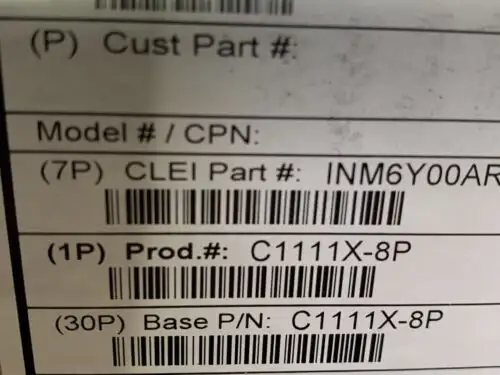 New Sealed Cisco C1111X-8P Router - 10 Ports - Poe Ports - Management Port