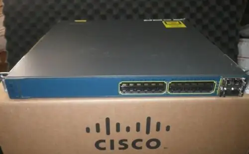 Cisco Ws-C3560E-24Td-S Switch 3560-E C3K-Pwr-265Wac 15.0 Ios 1-Year