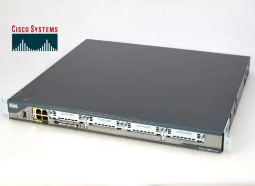 19 " 48Cm Professionale Router Cisco 2801 Wics Vics Slot Con 64Mb Scheda Cf
