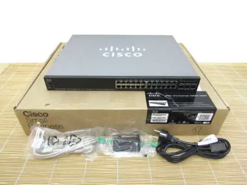 Cisco Sg500X-24Mpp-K9 24X 10/100/1000 Poe+ Ports With 740W Power Budget -