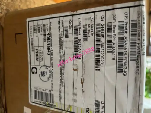 New Cisco Asa5516-Fpwr-K9 In Original Packaging Dhl Or Fedex