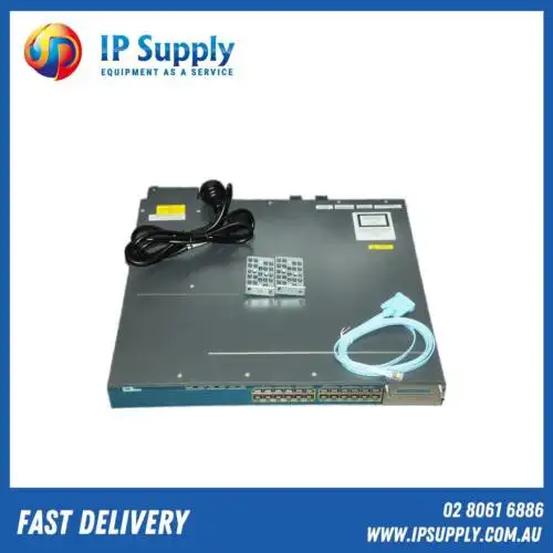 Cisco Ws-C3560X-24U-L 24-Port Upoe Lan Base + 1100W Ac Power W/Racks 1Yrwty