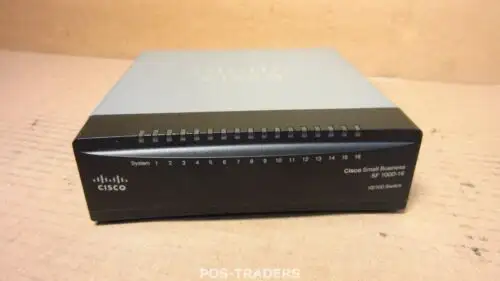 Cisco Sf100D-16 Small Business 16-Port 10/100 Ethernet Desktop Switch Excl Psu-