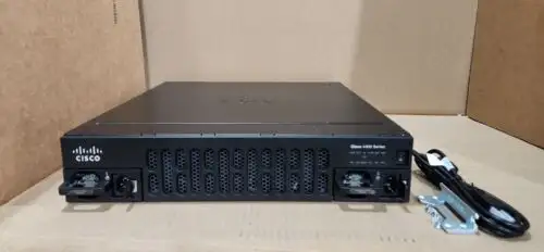 Cisco Isr4451-X-Axv/K9 Dual Power Integrated Services Router *No Clock Bug*