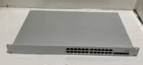 Cisco Meraki-Ms220-24P-Hw Unclaimed Cloud Managed Switch- 24-Port Poe