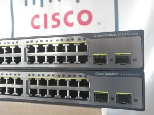 Cisco Catalyst Ws-C3750V2-24Ts-S 3750 Interruptor Ip Serviciosk9 15.0 Ios 3 A√±os