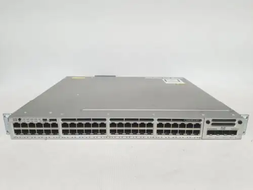 Cisco Catalyst Ws-C3850-48U-S 48 Port-Switch Con C3850-Nm-4-1G Doppio Pwr Spply