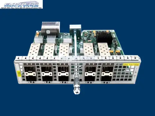 Cisco Epa-10X10Ge 10-Port 10Ge Sfp+ Ethernet Port Adapter For Asr1000 10Gbe